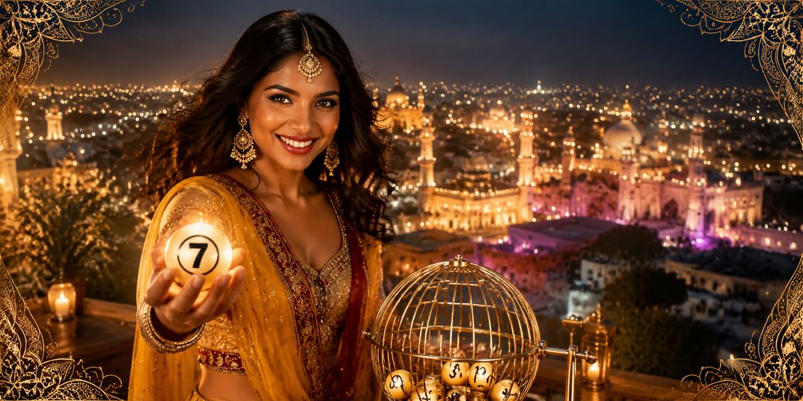 Lottery and Bollywood themed gaming scene in Lucknow